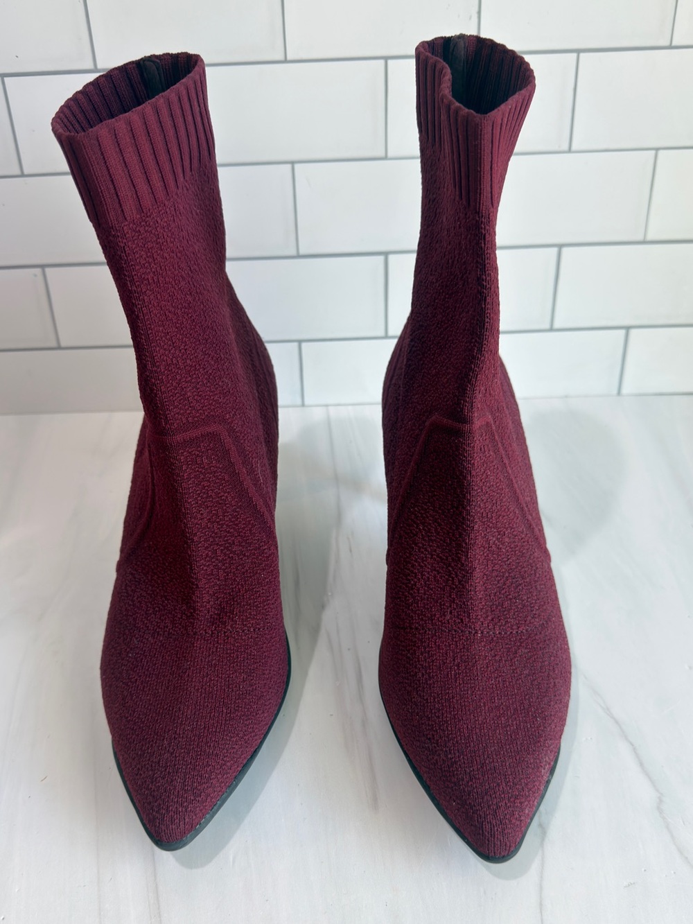 COSY ISLAND BELLEYOYAGE MINIMALIST POINTED TOE STILETTO ANKLE BOOTS SIZE 7